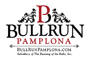 bull run pamplona logo